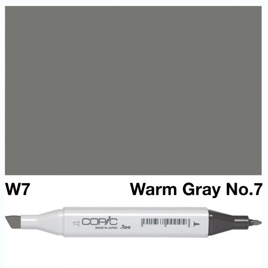 Copic Classic W07 Warm Gray 7 - Click Image to Close