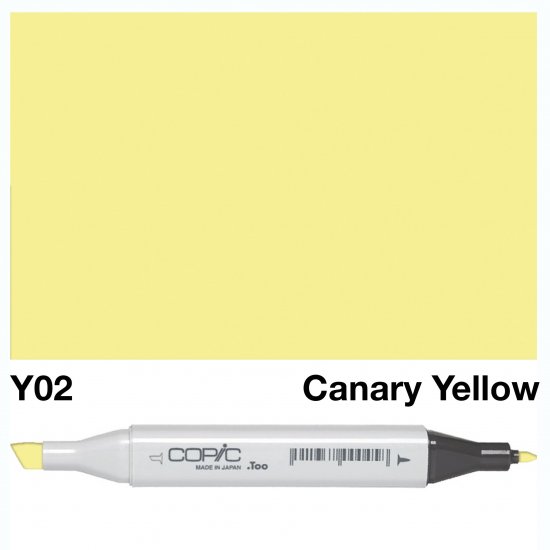 Copic Classic Y02 Canary Yellow - Click Image to Close