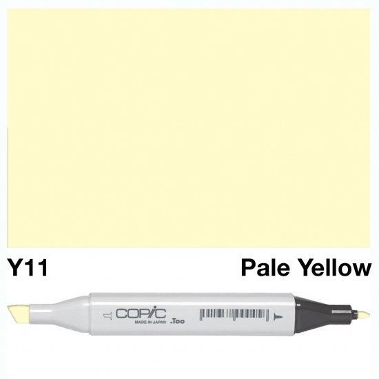 Copic Classic Y11 Pale Yellow - Click Image to Close