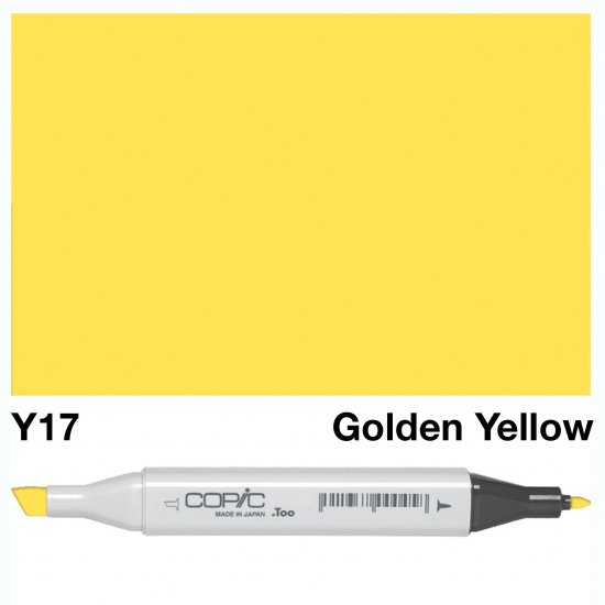 Copic Classic Y17 Golden Yellow - Click Image to Close