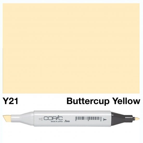 Copic Classic Y21 Buttercup Yellow - Click Image to Close