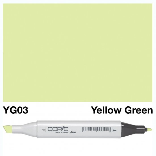 Copic Classic Yg03 Yellow Green - Click Image to Close