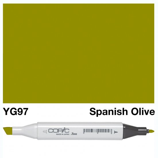 Copic Classic Yg97 Spanish Olive - Click Image to Close