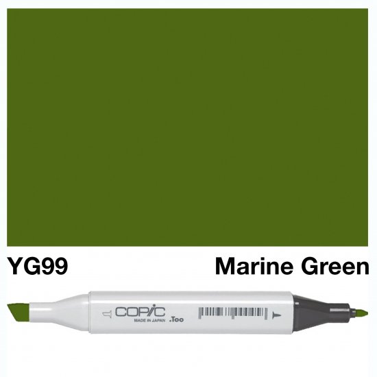 Copic Classic Yg99 Marine Green - Click Image to Close