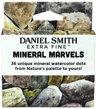 DANIEL SMITH 36 Color Mineral Marvel Watercolor Dot Card Box Set