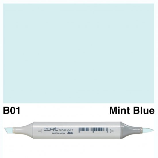 Copic Sketch B01-Mint Blue - Click Image to Close