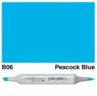 Copic Sketch B06-Peacock Blue