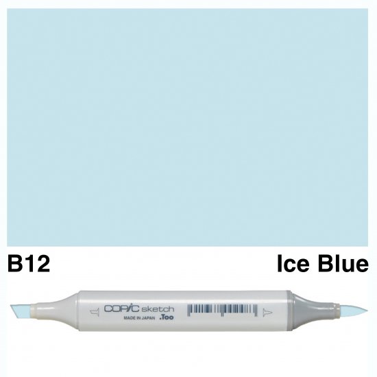 Copic Sketch B12-Ice Blue - Click Image to Close
