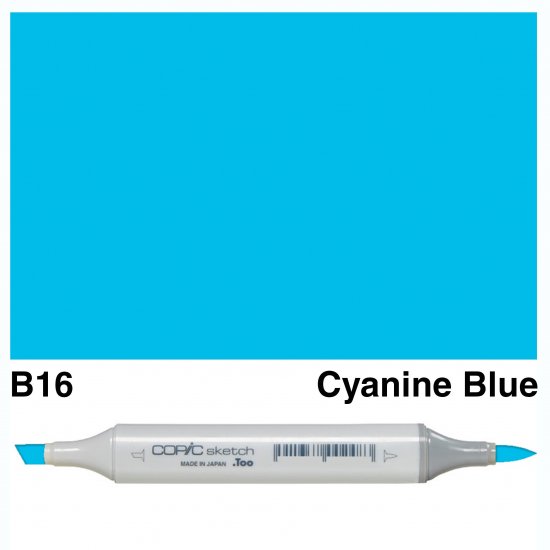 Copic Sketch B16-Cyanine Blue - Click Image to Close