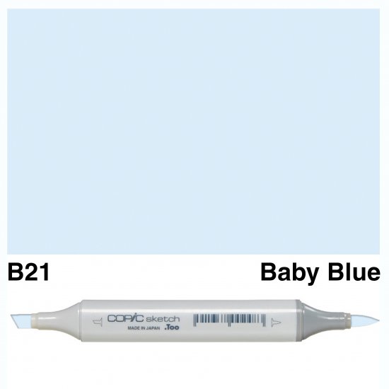 Copic Sketch B21-Baby Blue - Click Image to Close