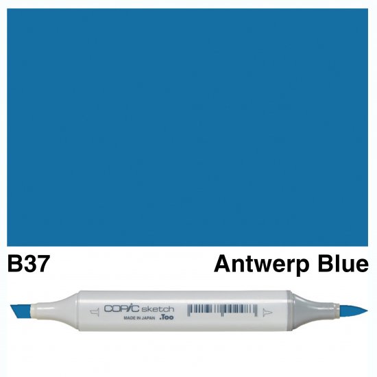 Copic Sketch B37-Antwerp Blue - Click Image to Close