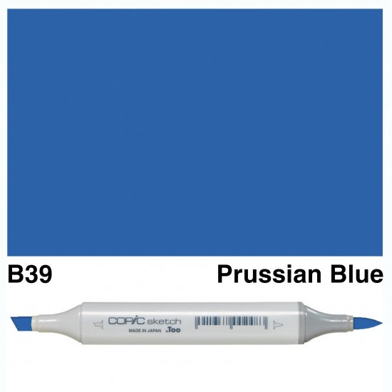 Copic Sketch B39-Prussian Blue - Click Image to Close