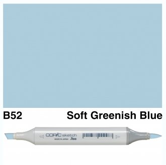 Copic Sketch B52-Soft Greenish Blue