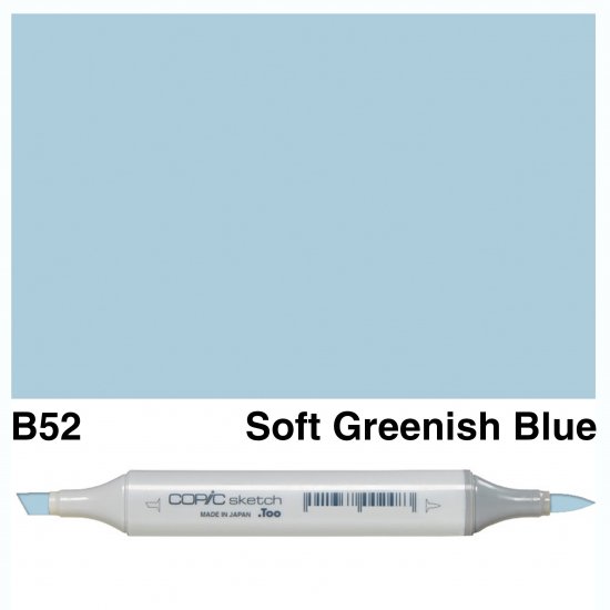 Copic Sketch B52-Soft Greenish Blue - Click Image to Close