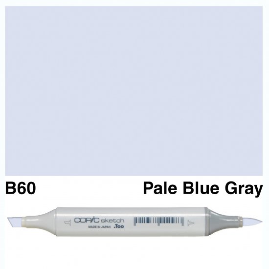 Copic Sketch B60-Pale Blue Gray - Click Image to Close