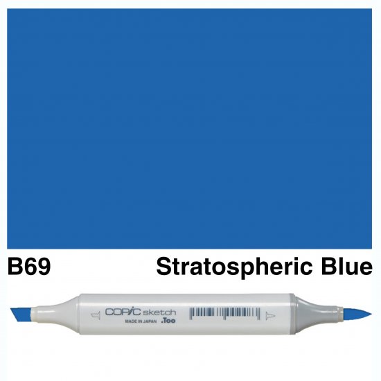 Copic Sketch B69-Stratospheric Blue - Click Image to Close