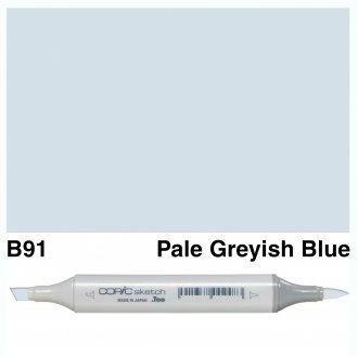 Copic Sketch B91-Pale Grayish Blue