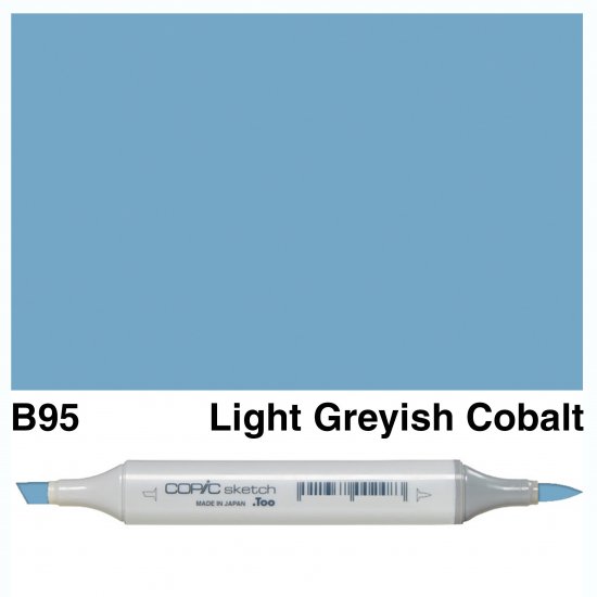 Copic Sketch B95-Light Grayish Cobalt - Click Image to Close
