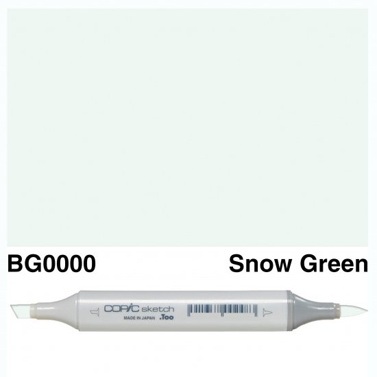 Copic Sketch BG0000-Snow Green - Click Image to Close