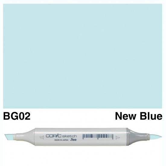 Copic Sketch BG02-New Blue - Click Image to Close