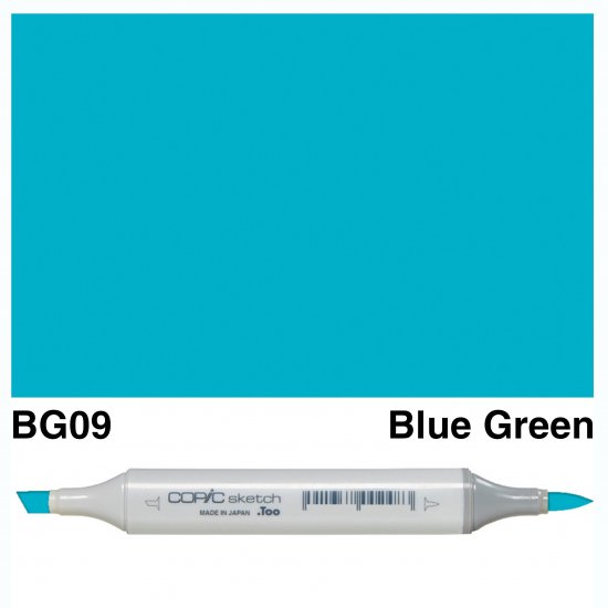 Copic Sketch BG09-Blue Green - Click Image to Close