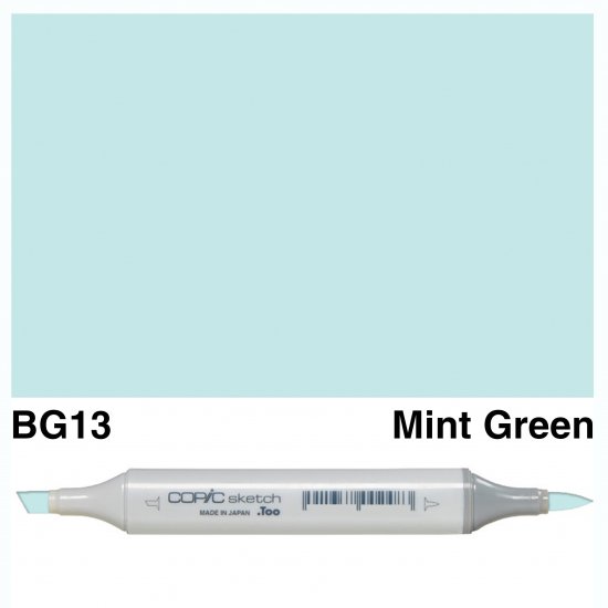 Copic Sketch BG13-Mint Green - Click Image to Close