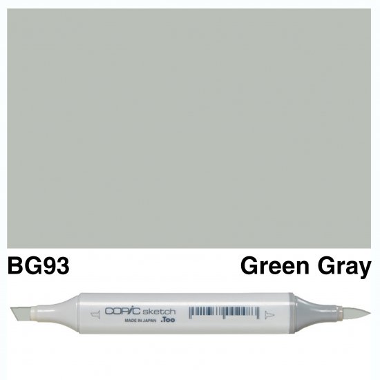 Copic Sketch BG93-Green Gray - Click Image to Close