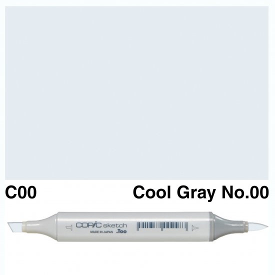Copic Sketch C00-Cool Gray No.00 - Click Image to Close