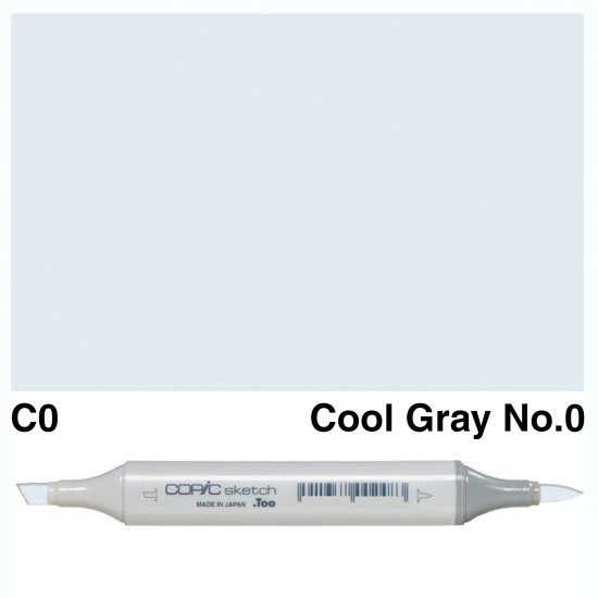Copic Sketch C0-Cool Gray No.0 - Click Image to Close