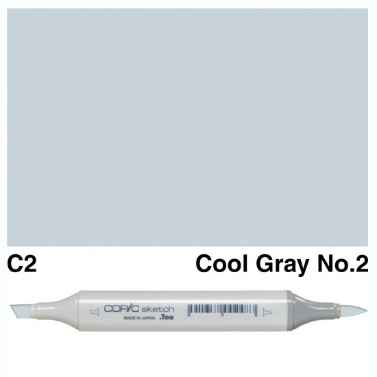 Copic Sketch C2-Cool Gray No.2 - Click Image to Close