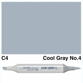 Copic Sketch C4-Cool Gray No.4