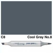 Copic Sketch C8-Cool Gray No.8