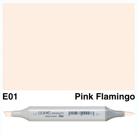 Copic Sketch E01-Pink Flamingo - Click Image to Close