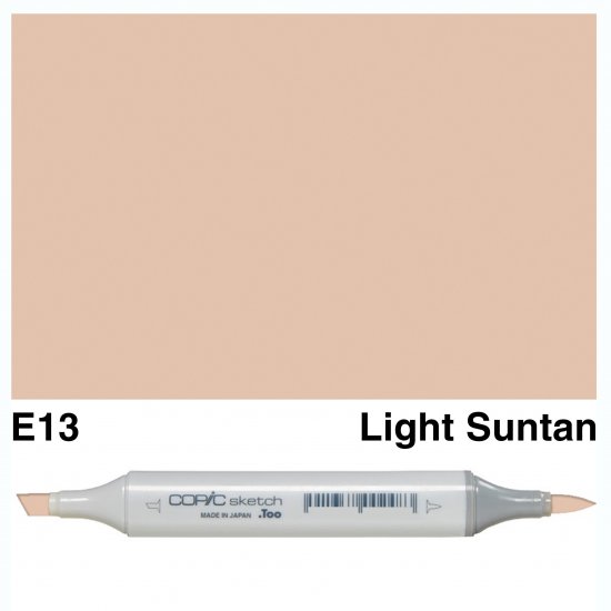 Copic Sketch E13-Light Suntan - Click Image to Close