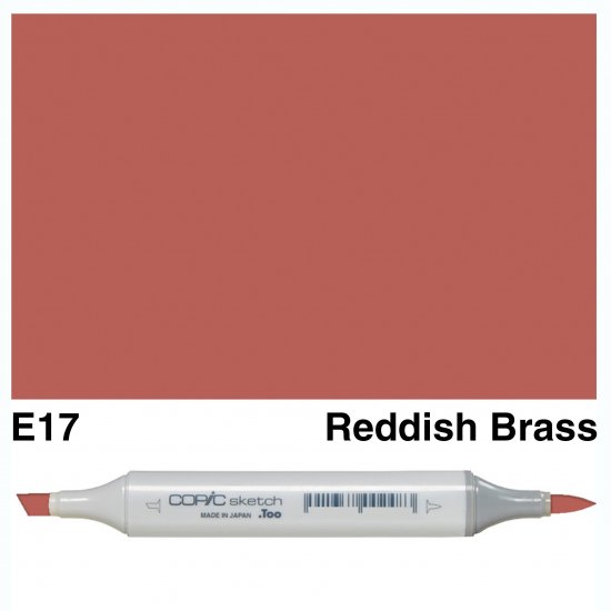 Copic Sketch E17-Reddish Brass - Click Image to Close