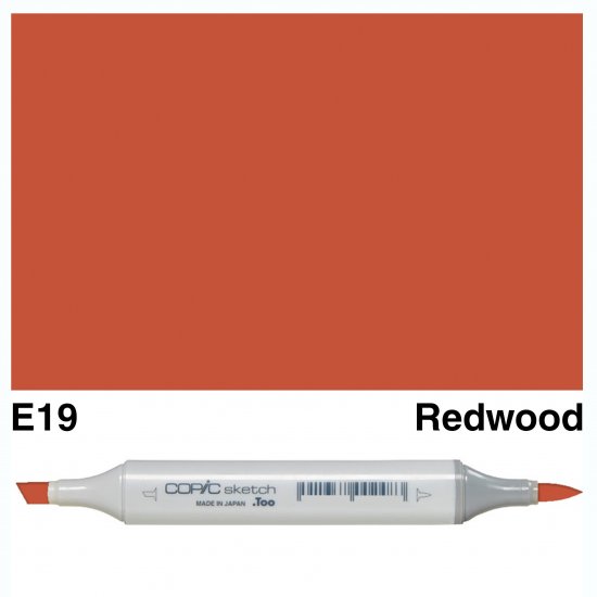 Copic Sketch E19-Redwood - Click Image to Close