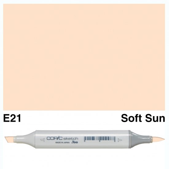 Copic Sketch E21- Soft Sun - Click Image to Close