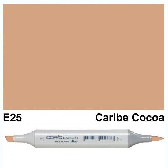 Copic Sketch E25-Caribe Cocoa - Click Image to Close