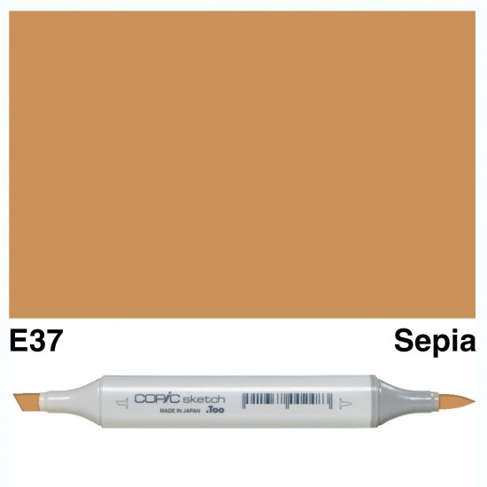 Copic Sketch E37-Sepia - Click Image to Close