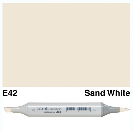 Copic Sketch E42-Sand White - Click Image to Close