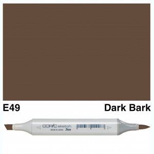 Copic Sketch E49-Dark Bark