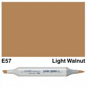 Copic Sketch E57-Light Walnut