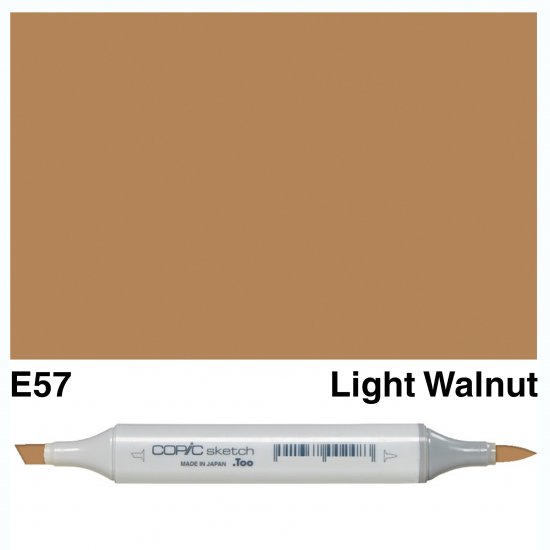Copic Sketch E57-Light Walnut - Click Image to Close