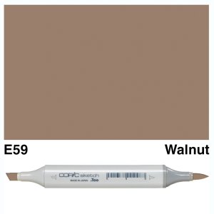 Copic Sketch E59-Walnut