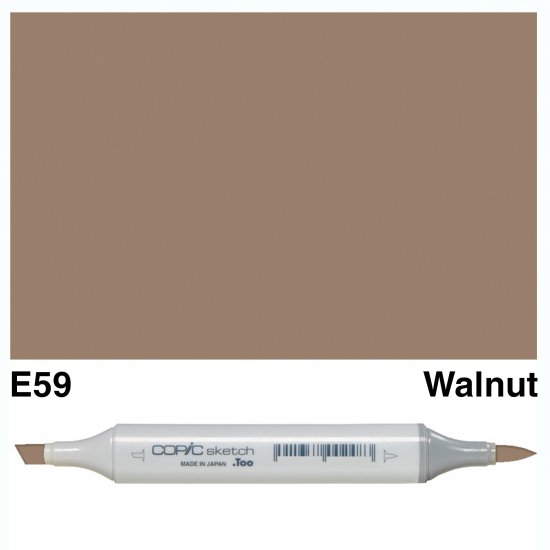 Copic Sketch E59-Walnut - Click Image to Close