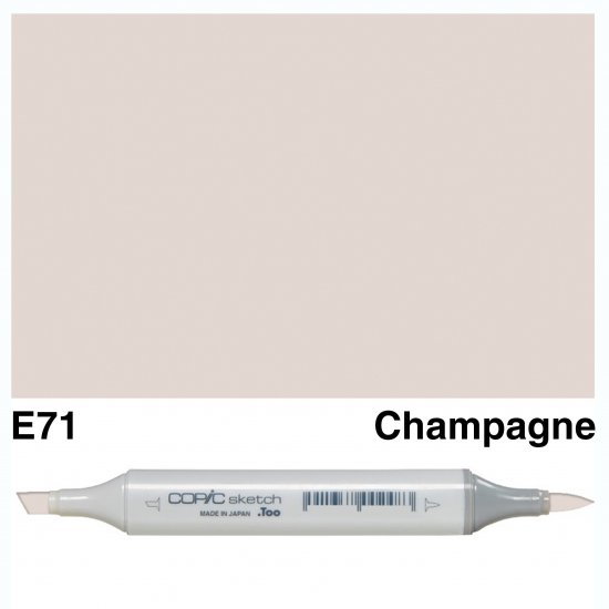 Copic Sketch E71-Champagne - Click Image to Close