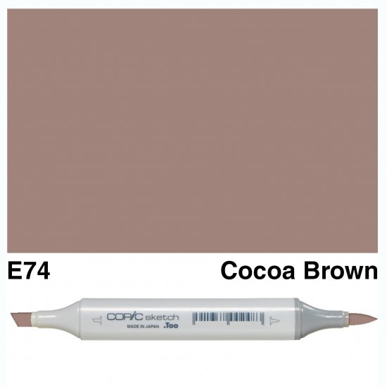 Copic Sketch E74-Cocoa Brown - Click Image to Close
