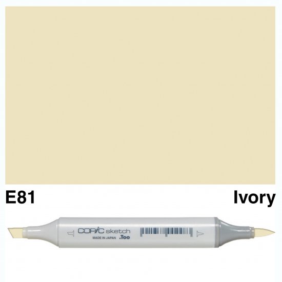 Copic Sketch E81-Ivory - Click Image to Close