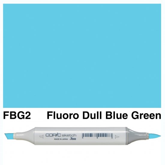 Copic Sketch FBG2-Fluoro Dull Blue Green - Click Image to Close