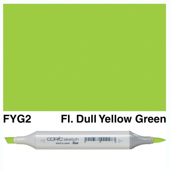 Copic Sketch FYG2-Fl. Dull Yellow Green - Click Image to Close